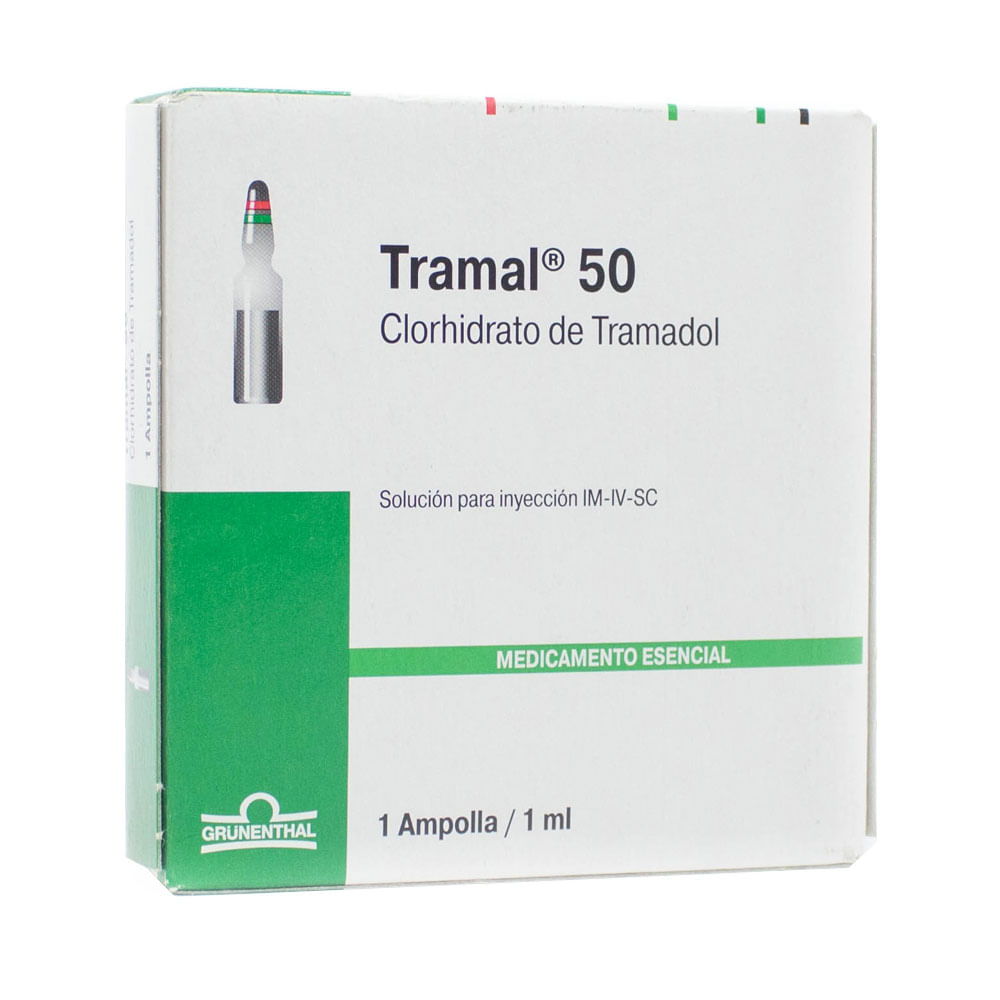 TRAMAL AMPOLLA 50 MG CAJA 1 ML
