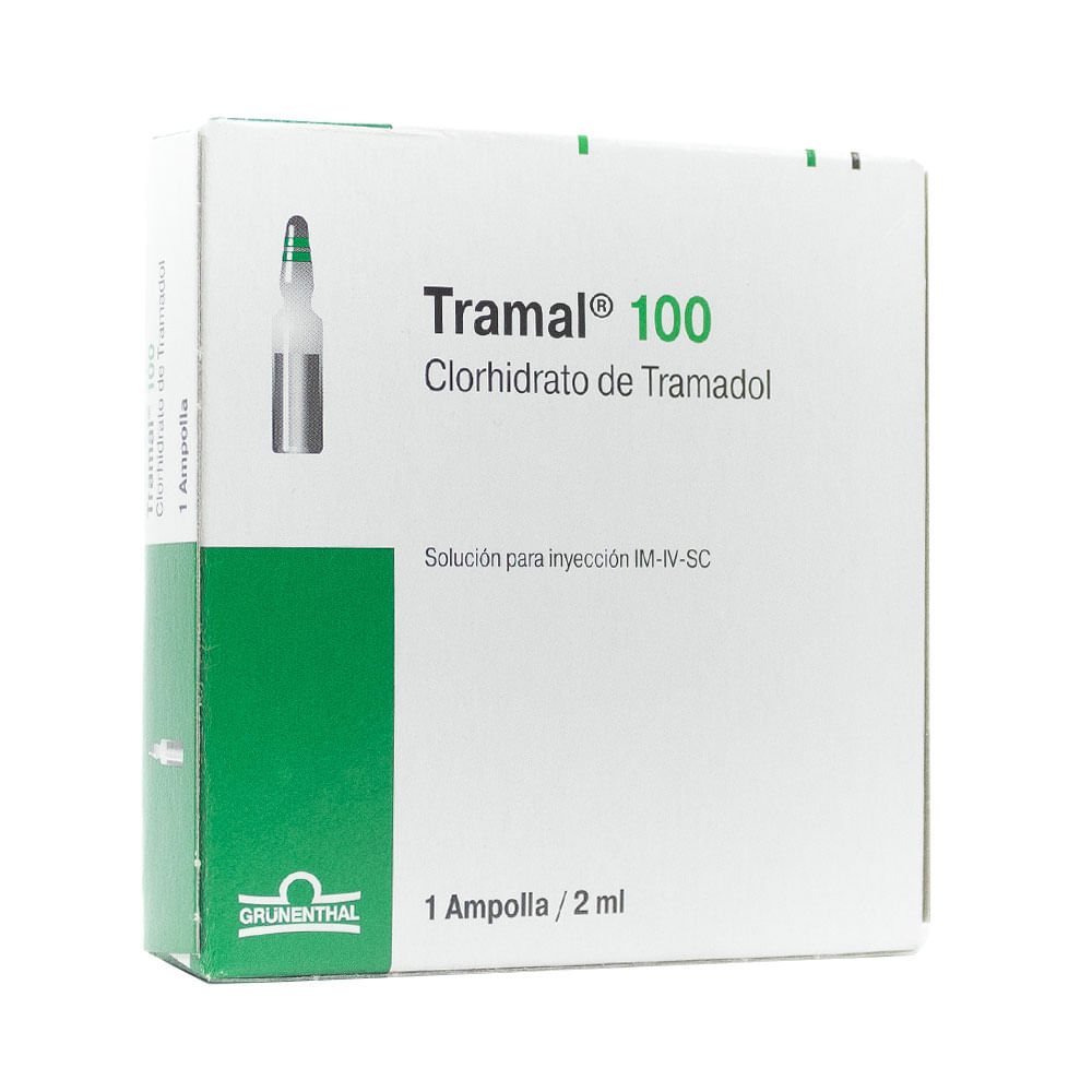 TRAMAL AMPOLLA 100 MG CAJA 2 ML