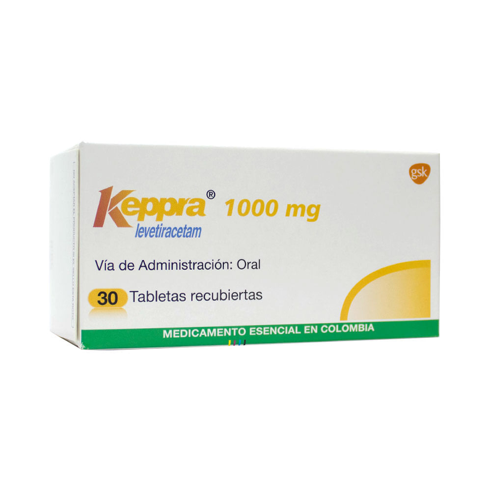 KEPPRA (LEVETIRACETAM) (RG) TABLETAS 1000 MG