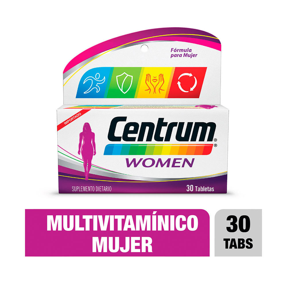 CENTRUM WOMEN TABLETAS CAJA X 30 UNDS