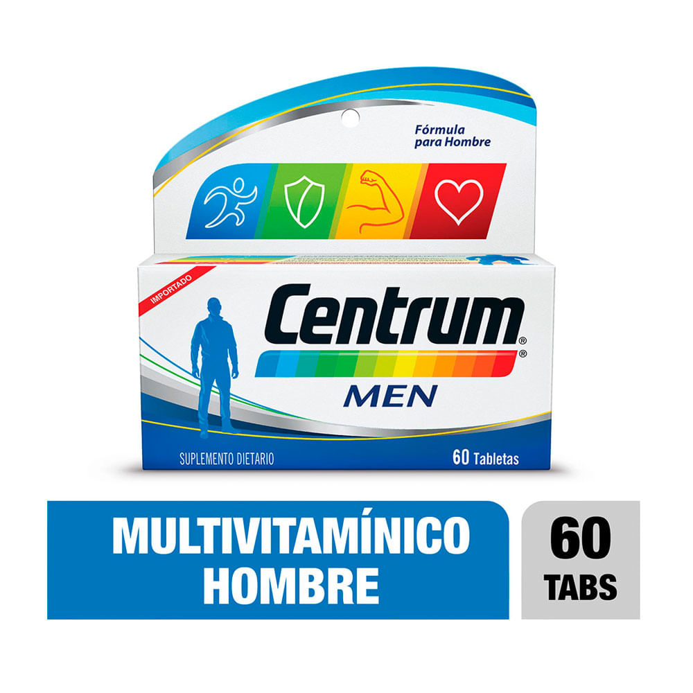 CENTRUM MEN TABLETAS CAJA X 60 UNDS