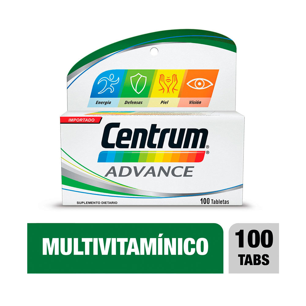 CENTRUM ADVANCE NF TABLETAS CAJA X 100 UNDS