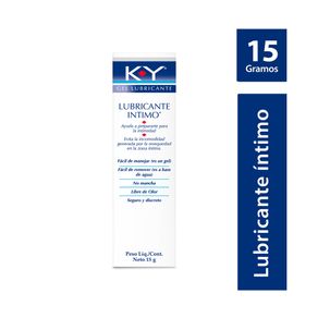 K-Y GEL LUBRICANTE CAJA 15 G
