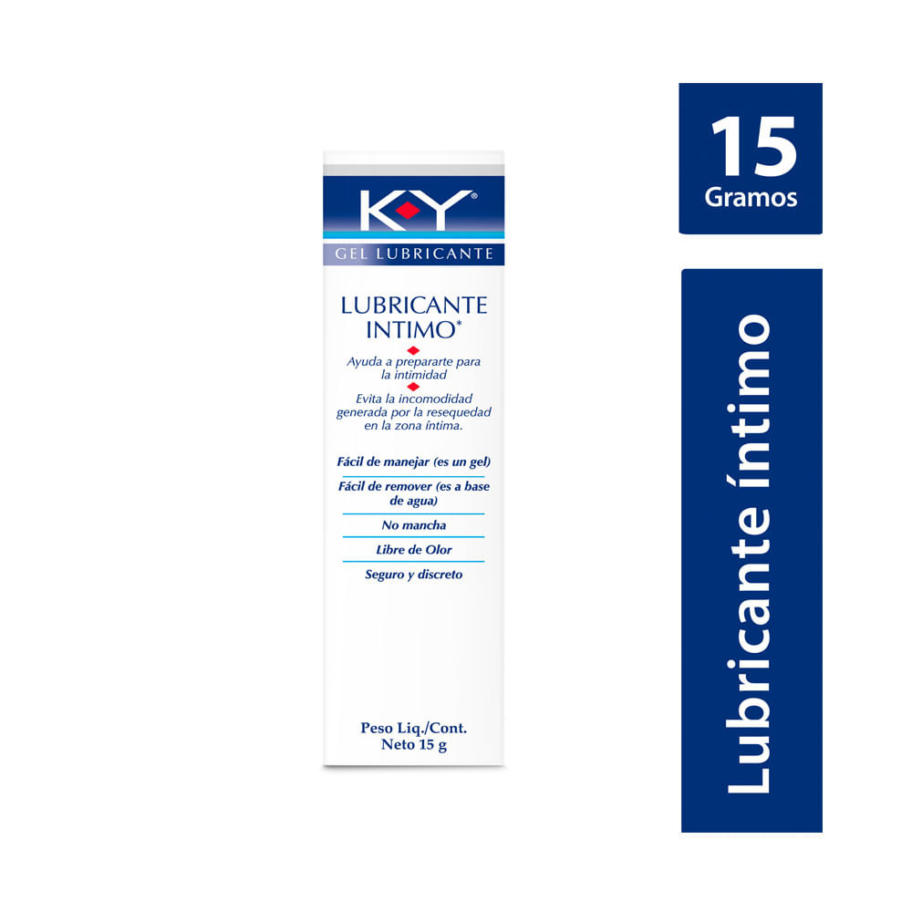 K-Y GEL LUBRICANTE  CAJA 15 G