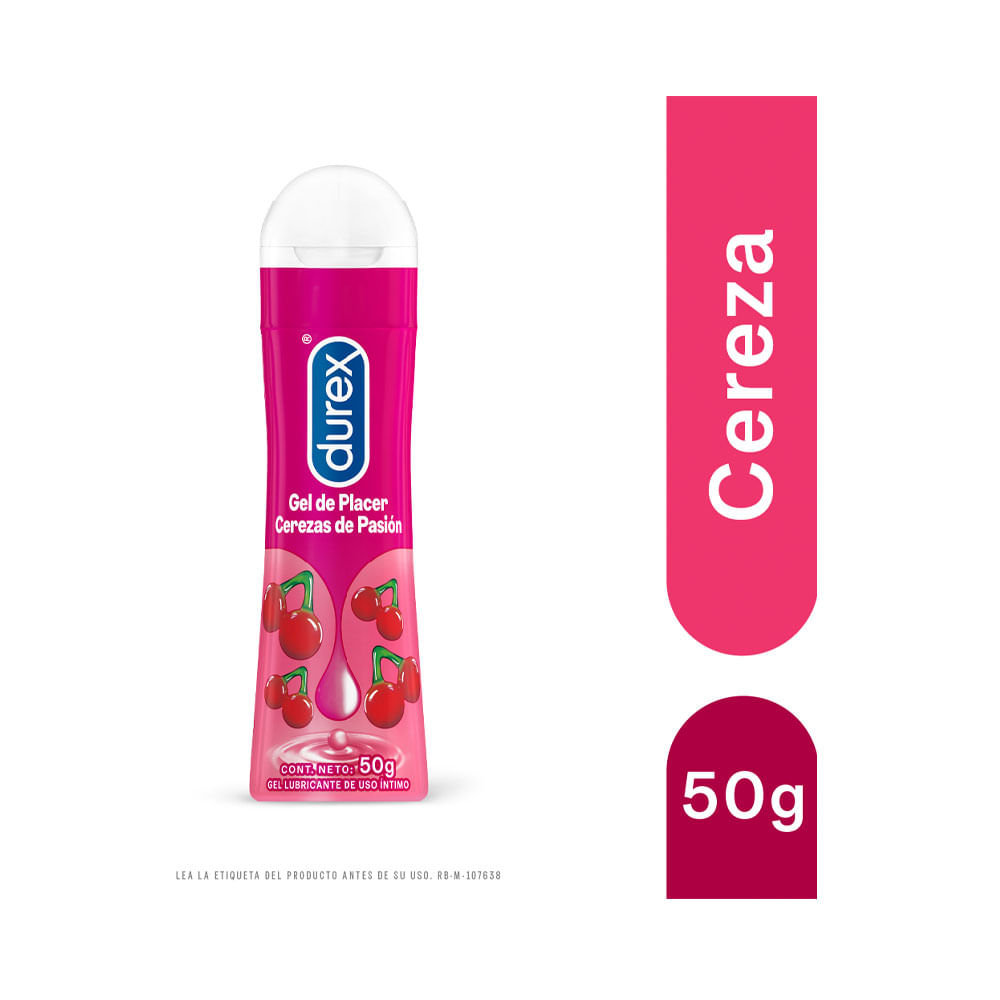 DUREX PLACER GEL CEREZA FRASCO 50 ML
