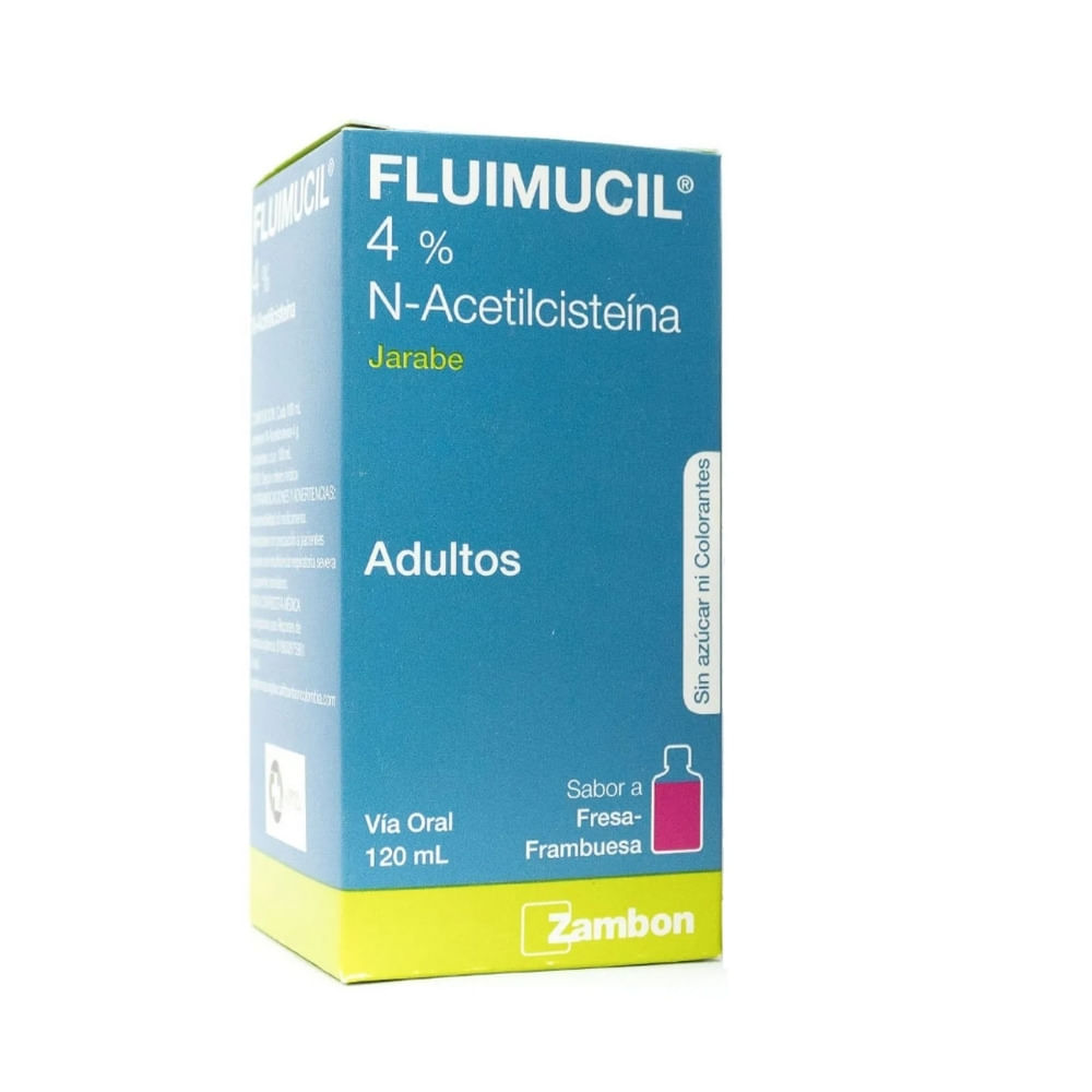 FLUIMUCIL ADULTO JARABE 4% FRASCO 120 ML
