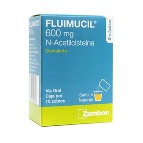 FLUIMUCIL SOBRES 600 MG NARANJA