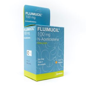 FLUIMUCIL SOBRES 100 MG NARANJA