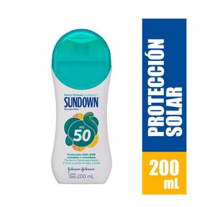 PROTECTOR SOLAR SUNDOWN SPF 50 FRASCO 200 ML