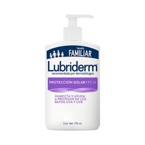 CREMA LUBRIDERM UV-15 FRASCO VÁLVULA 750 ML