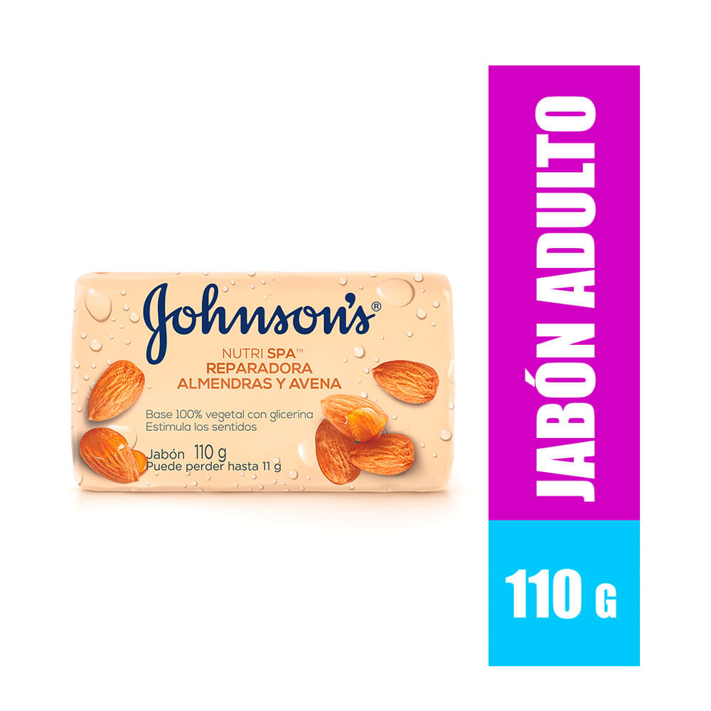JABON JOHNSONS ALMENDRAS AVENA BOLSA 110 G