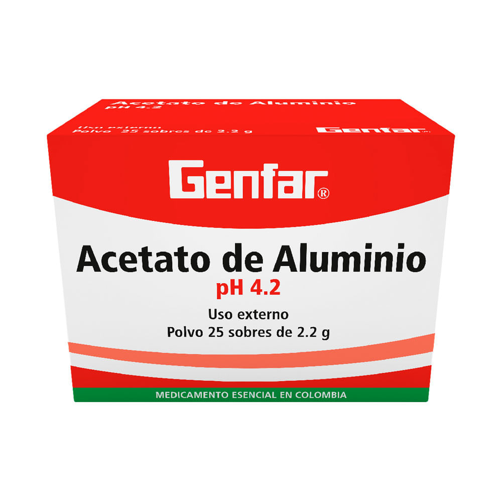 ACETATO ALUMINIO GENFAR POLVO