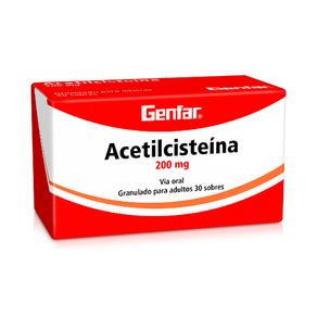 ACETILCISTEINA WIN.GENFAR SOBRES 200 MG NARANJA