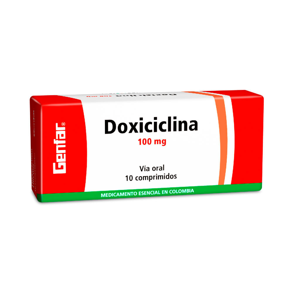DOXICICLINA GENFAR TABLETAS 100 MG