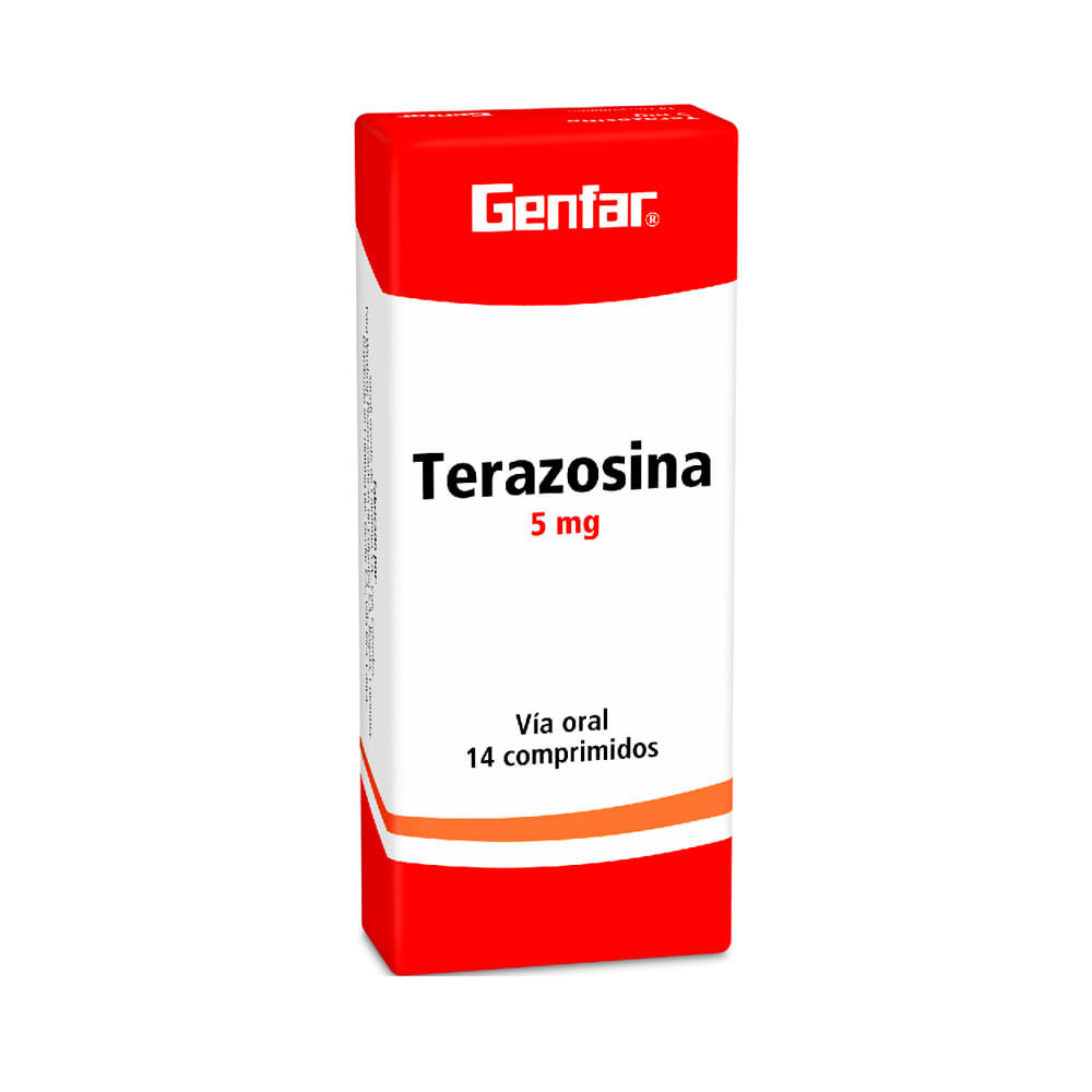 TERAZOSINA GENFAR TABLETAS 5 MG CAJA X 14 UNDS