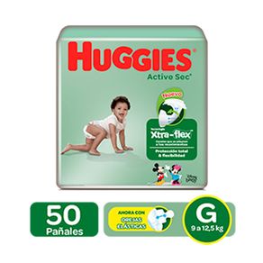 PAÑALES HUGGIES ACTIVE SEC ETAPA 3