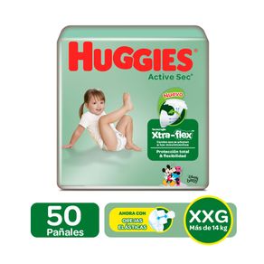 PAÑALES HUGGIES ACTIVE SEC ETAPA 5