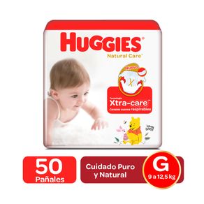 PAÑALES HUGGIES NATURAL CARE ETAPA 3