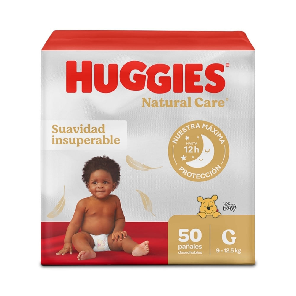 PAÑALES HUGGIES NATURAL CARE ETAPA 3
