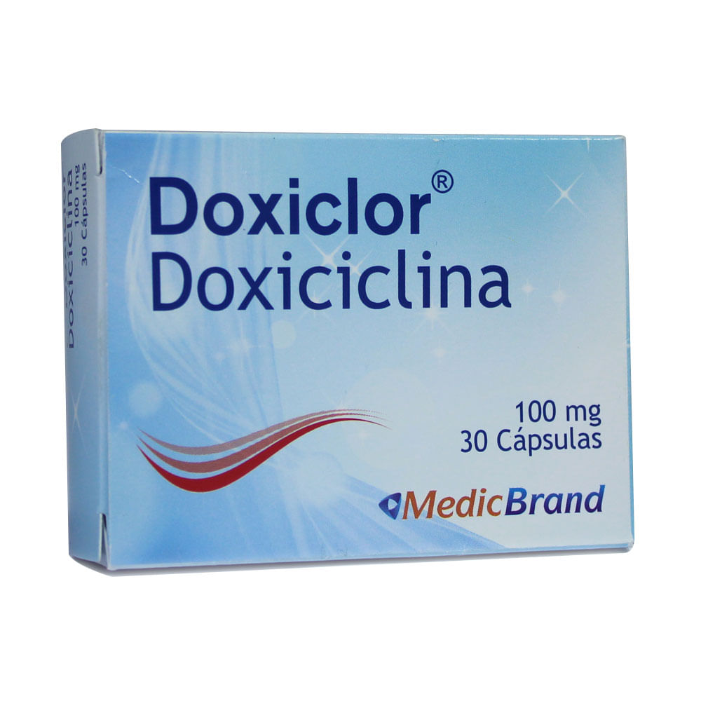 DOXICLOR CAPSULAS 100 MG
