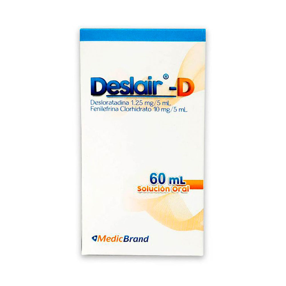 DESLAIR D JARABE CAJA 60 ML