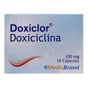 DOXICLOR CAPSULAS 100 MG
