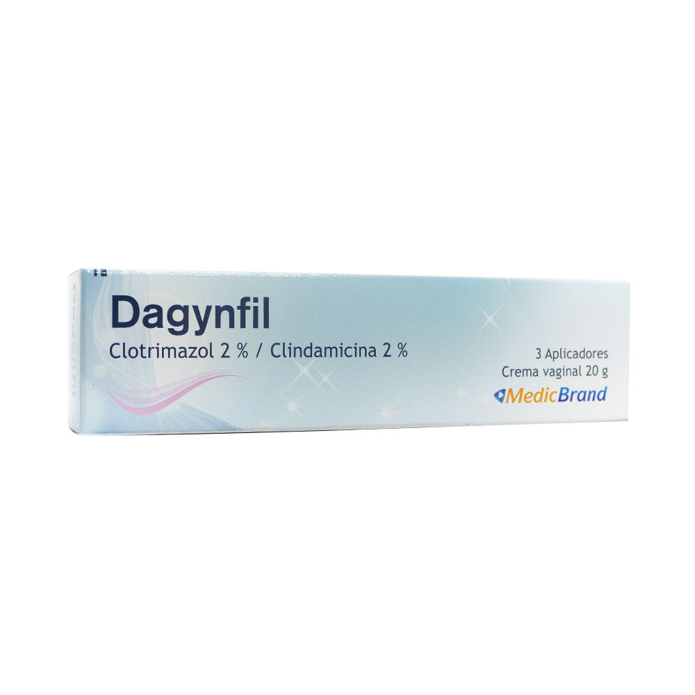 DAGYNFIL CREMA VAGINAL CAJA 20 G X 3 APLICADORES