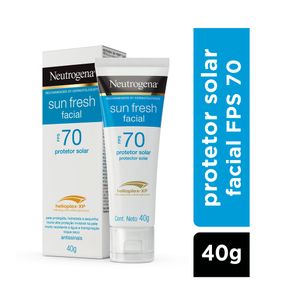 NEUTROGENA SUN FRESH FACIAL PROTECTOR SOLAR FPS 70 TUBO 40 G