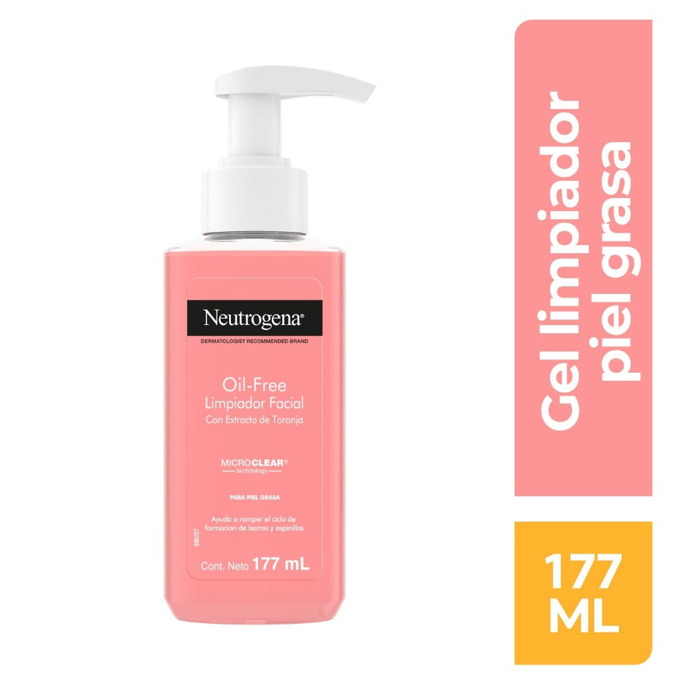 NEUTROGENA OIL FREE CLEAR WASH FRASCO 177 ML