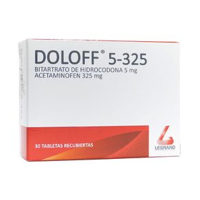 DOLOFF TABLETAS 5-325MG