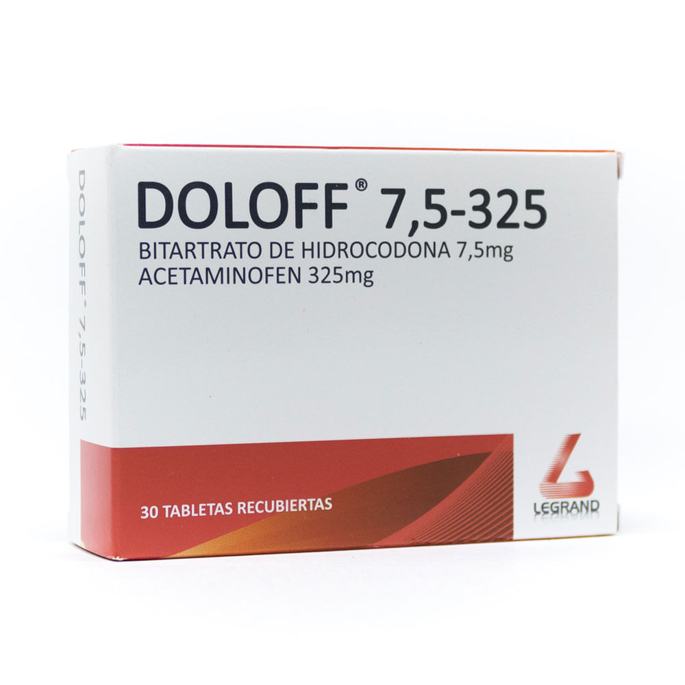 DOLOFF TABLETAS 7.5MG/325MG