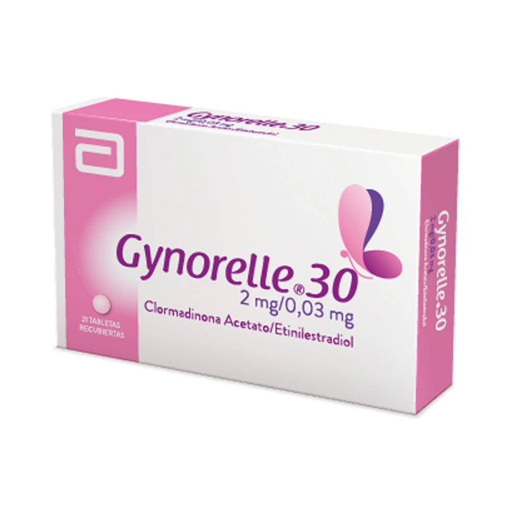 GYNORELLE 30(RG) TABLETAS RECUBIERTAS
