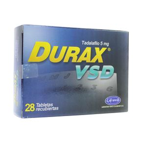 DURAX VSD TABLETAS 5 MG