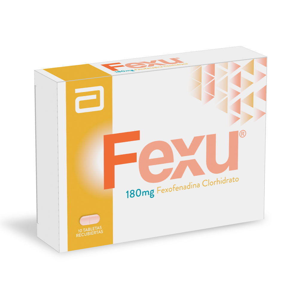 FEXU TABLETAS 180 MG CAJA X 10 UNDS