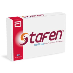 STAFEN CAPSULAS 135MG/20MG