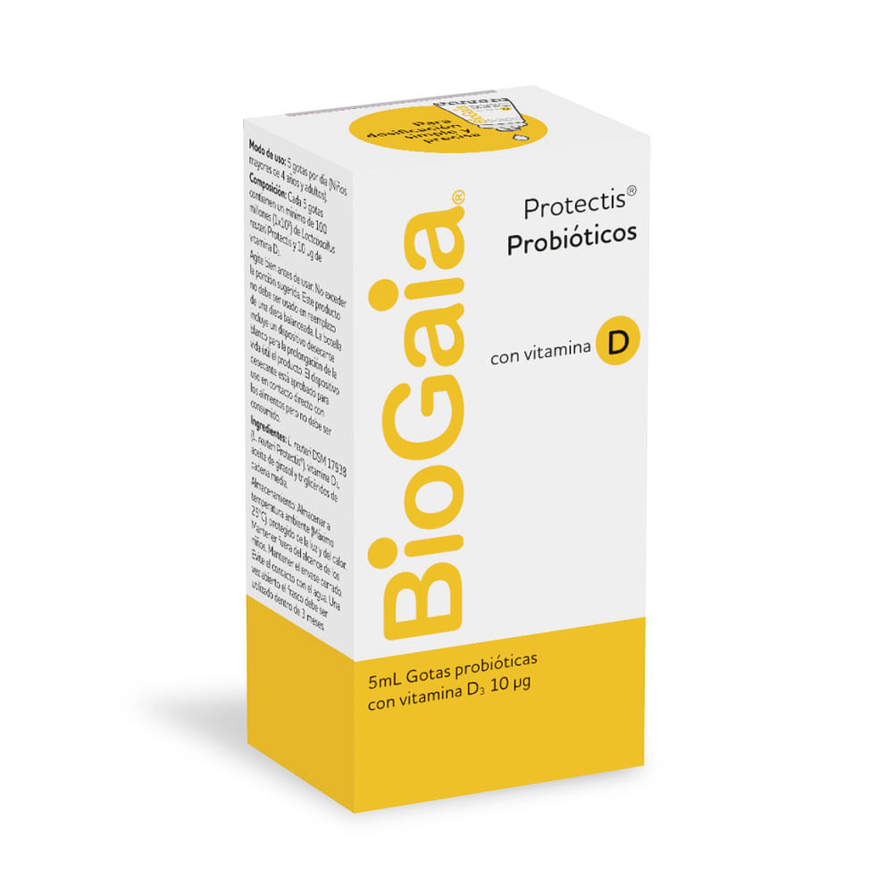 BIOGAIA PROTECTIS+VITAMINA D GOTAS FRASCO 5 ML
