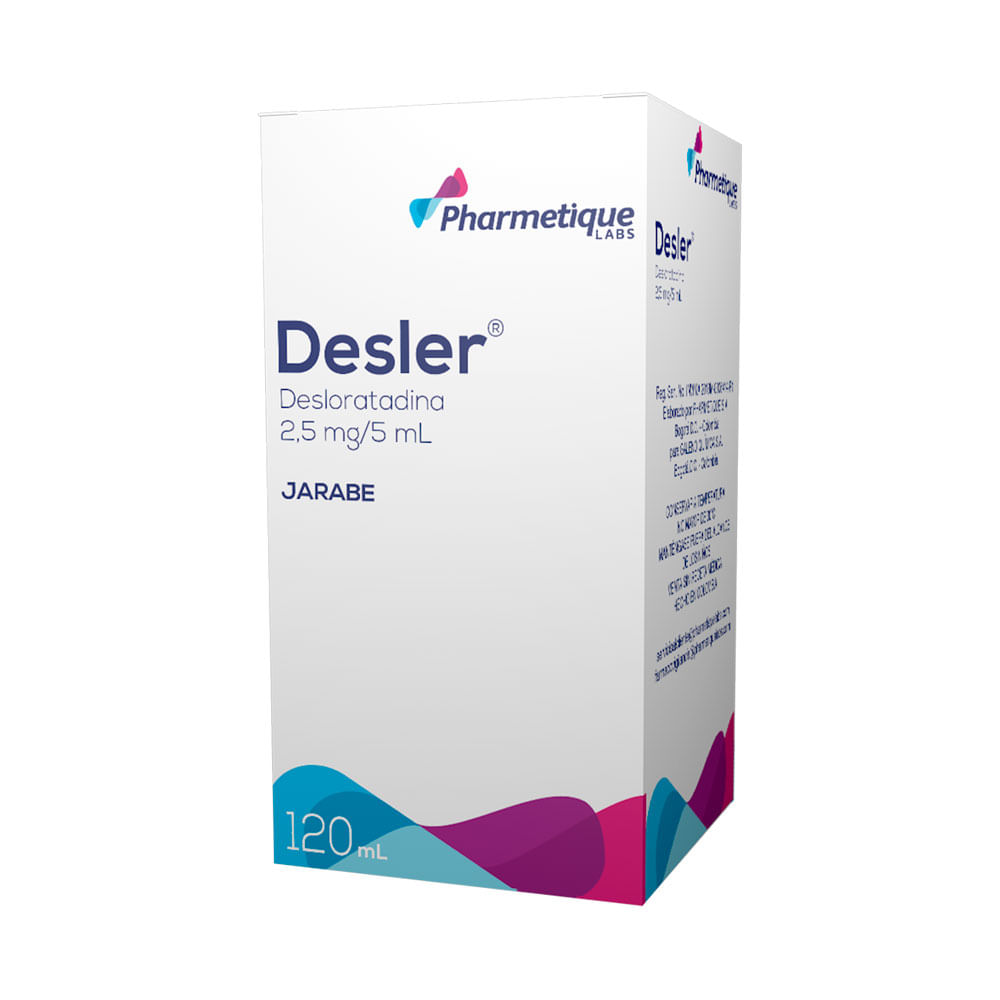 DESLER JARABE 2.5MG/5ML CAJA 120 ML