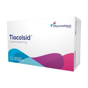 TIOCOLSID FORTE TABLETAS 8 MG