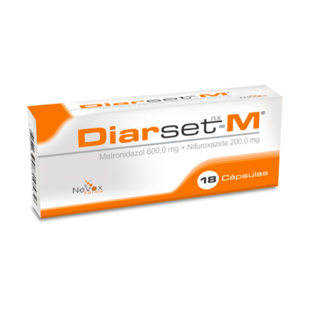 DIARSET NX M CAPSULAS 600MG/200MG