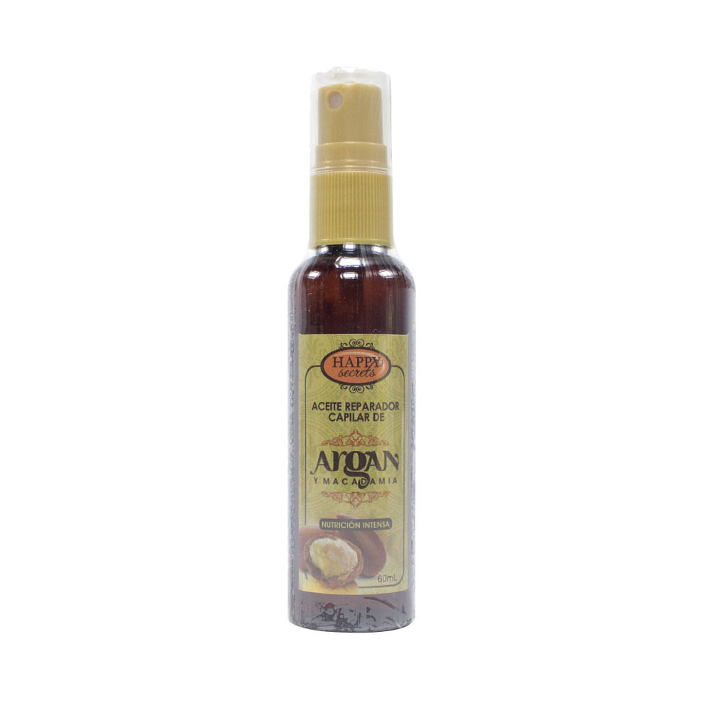 ACEITE REPARADOR CAPILAR DE ARGAN FRASCO 60 ML