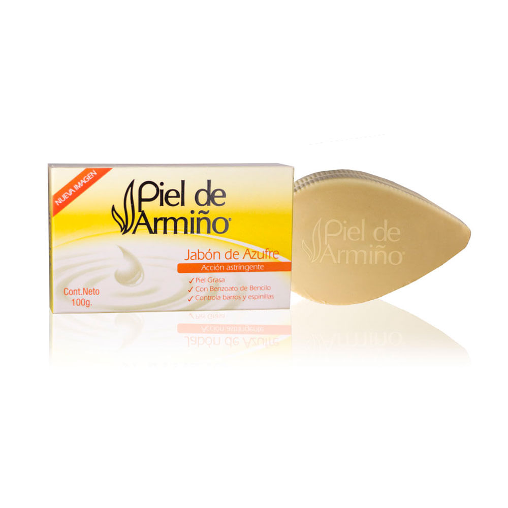 JABON AZUFRE PIEL DE ARMIÑO CAJA 100 G