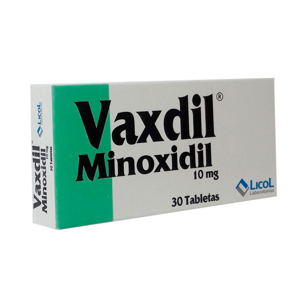 VAXDIL (MINOXIDIL) TABLETAS 10 MG
