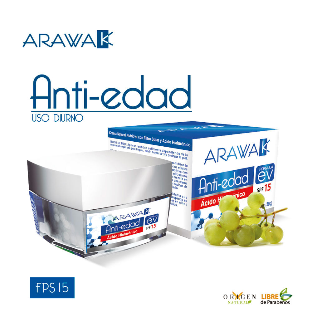 CREMA ARAWAK ANTI-EDAD CAJA 50 G