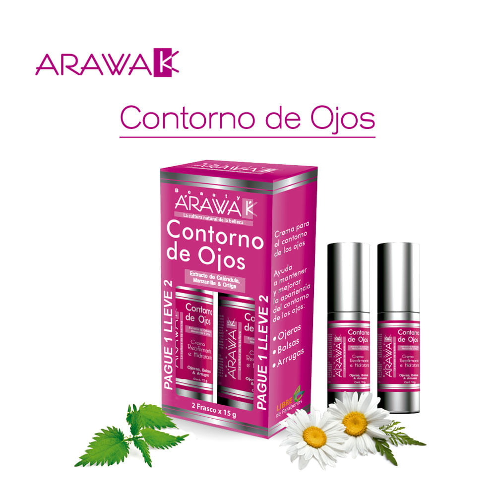 CREMA ARAWAK CONTORNO DE OJOS CAJA 15 G