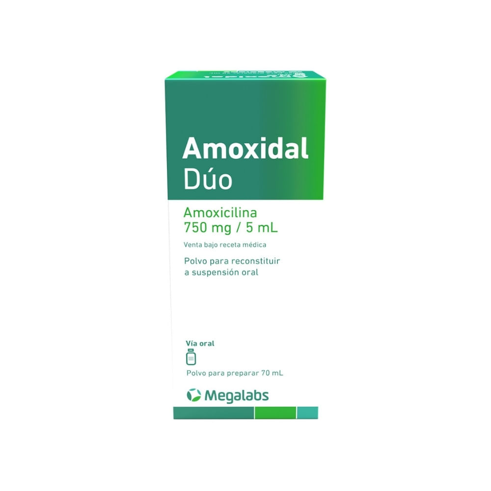 AMOXIDAL DUO SUSPENSION 750 MG CEREZA CAJA 70 ML