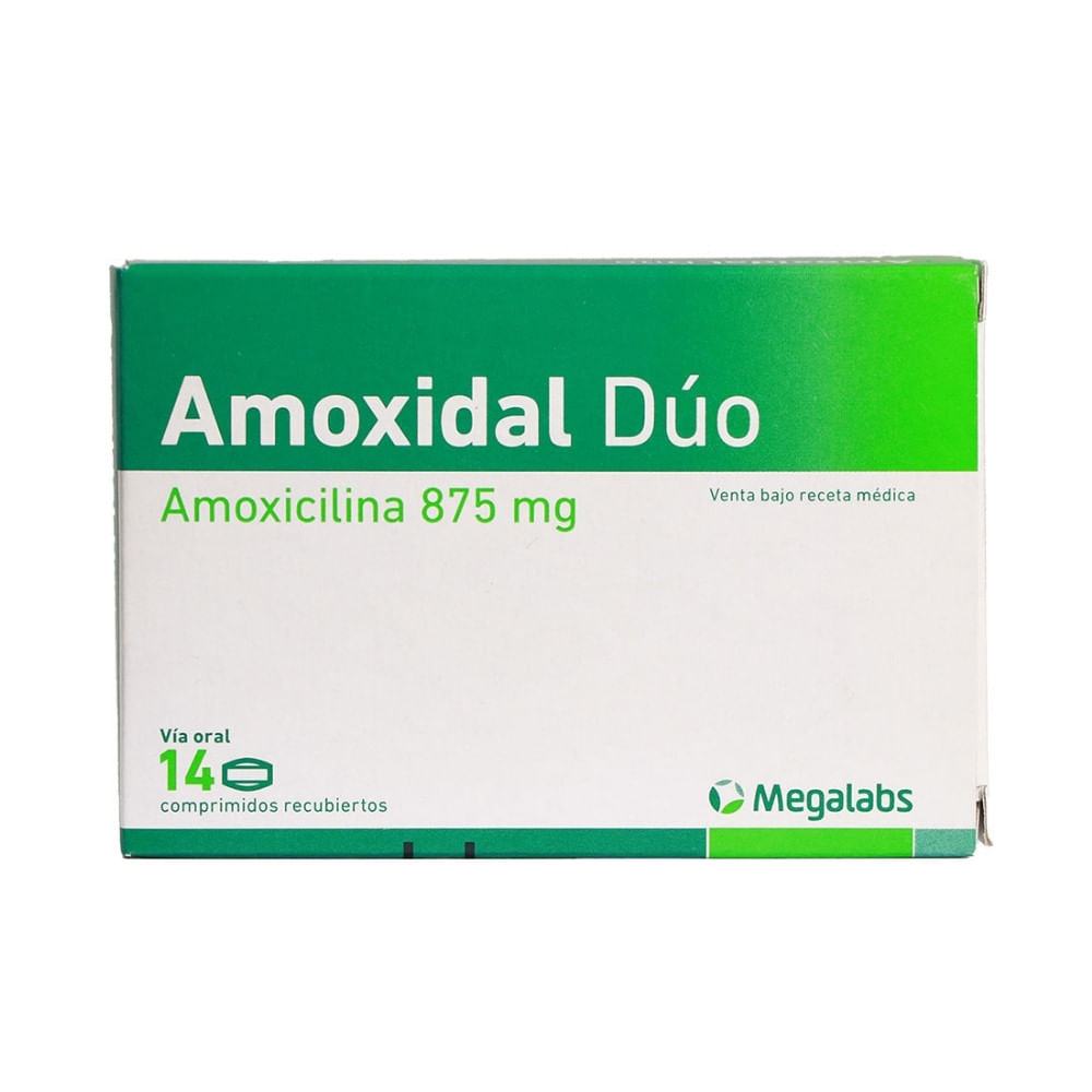 AMOXIDAL DUO COMPRIMIDOS 875 MG