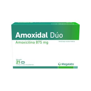 AMOXIDAL DUO TABLETAS 875 MG