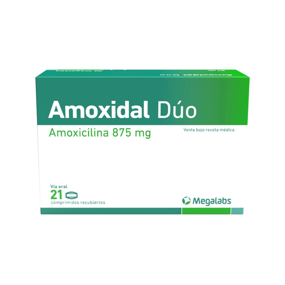 AMOXIDAL DUO TABLETAS 875 MG