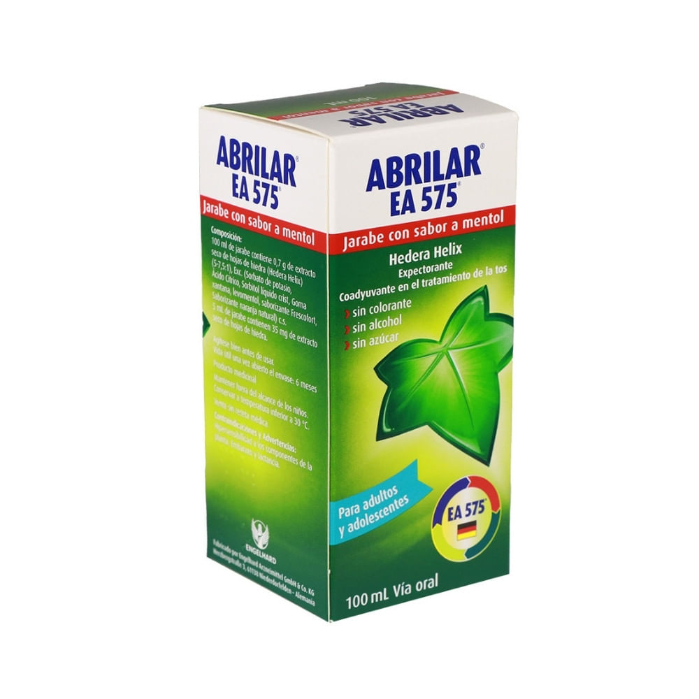 ABRILAR EA 575 JARABE MENTOL CAJA 100 ML