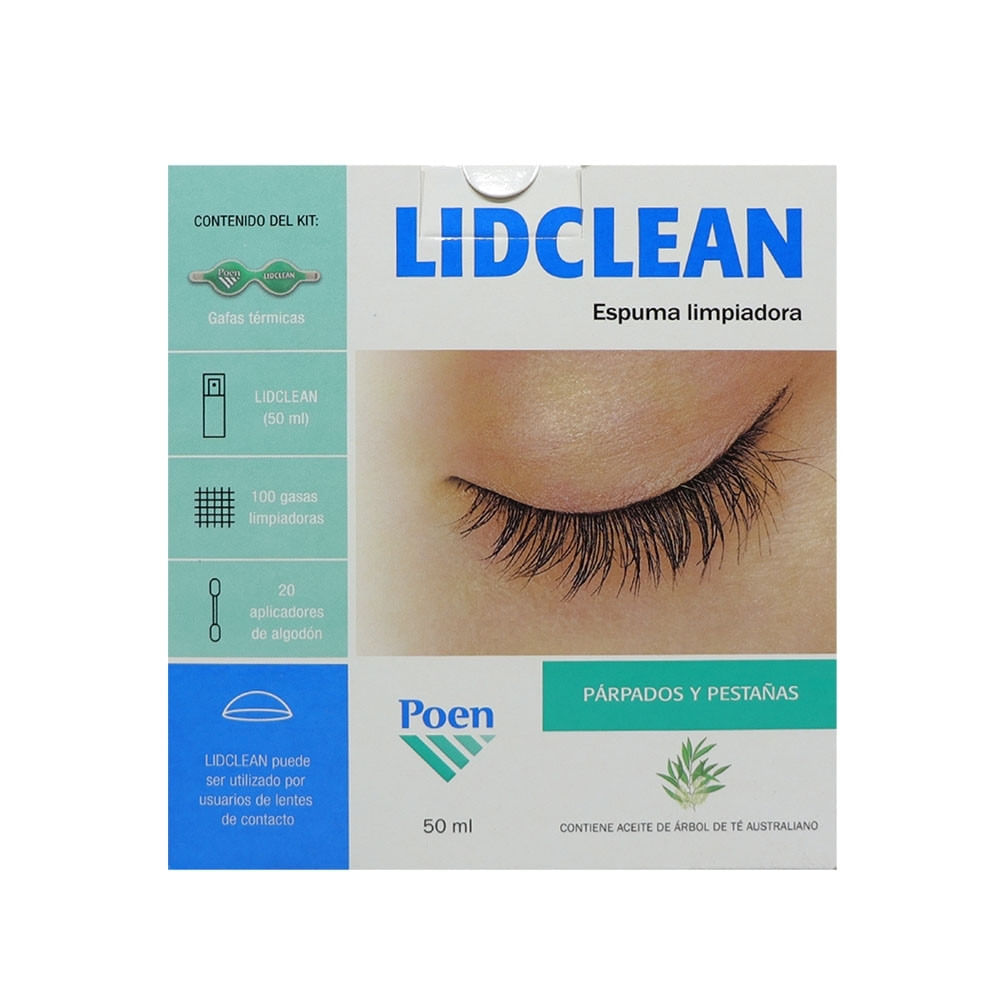 LIDCLEAN KIT ESPUMA LIMPIADORA CAJA 50 ML